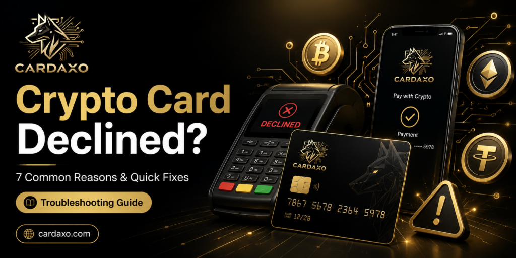 Crypto card declined