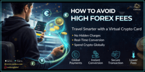 Virtual crypto card for travel