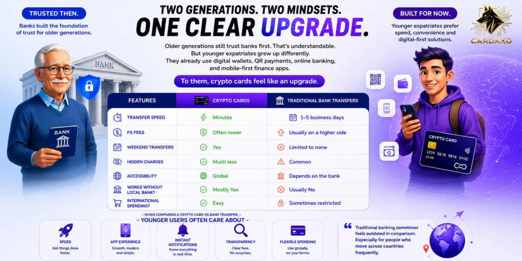 Crypto Card vs Bank Transfer