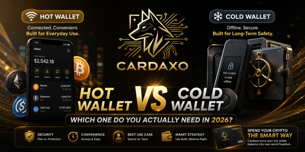 hot wallet vs. cold wallet