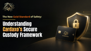 Cardaxo secure custody framework banner for prepaid virtual card
