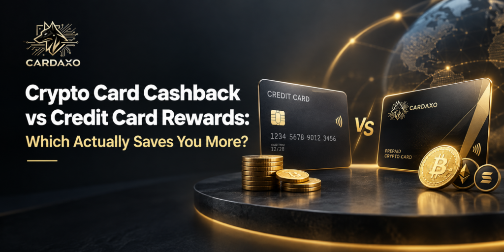 crypto card cashback vs credit card rewards